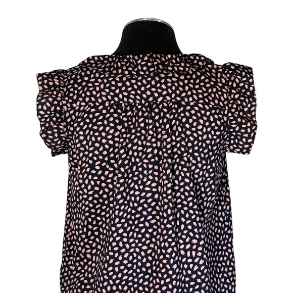 SOLD - Ann Taylor – Petite Ruffled V-Neck Pullover Top – Petite Small - Picture 7 of 10